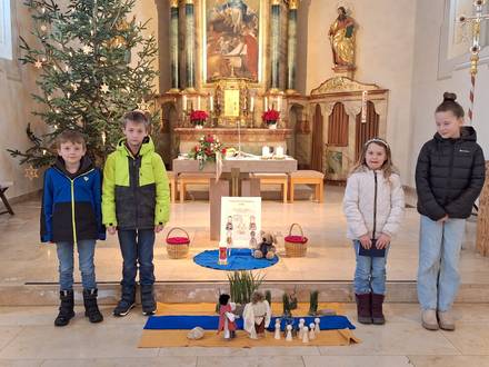 Das Bild zeigt die EK Kinder aus Waldau